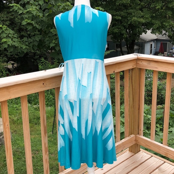 R&B Collection turquoise wrap dress - Picture 5 of 5